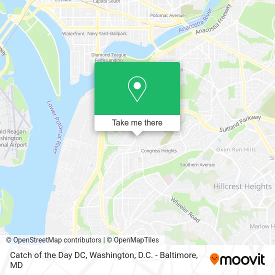 Mapa de Catch of the Day DC