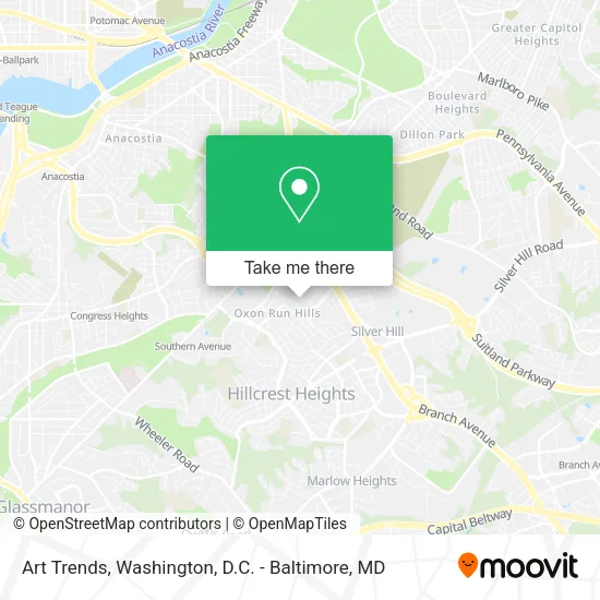 Art Trends map