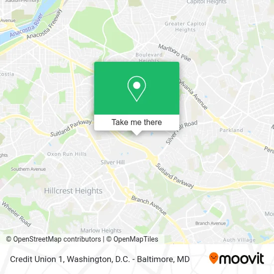 Credit Union 1 map