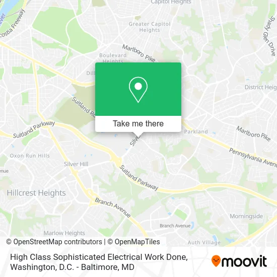 High Class Sophisticated Electrical Work Done map