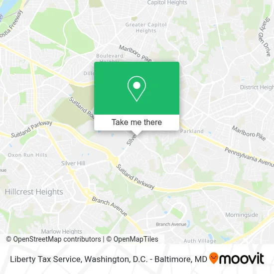 Liberty Tax Service map