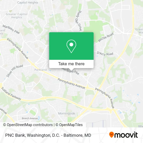 PNC Bank map