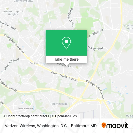 Verizon Wireless map
