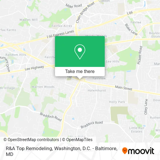 R&A Top Remodeling map