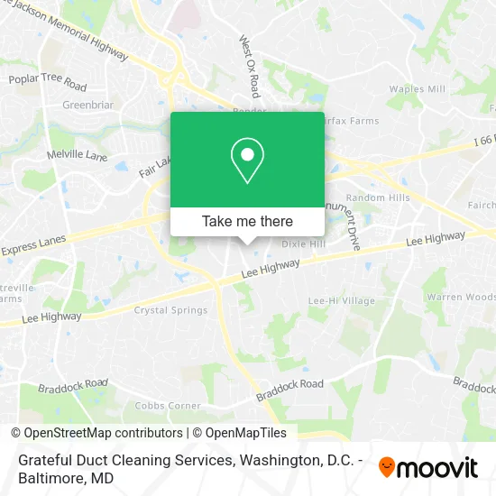 Grateful Duct Cleaning Services map