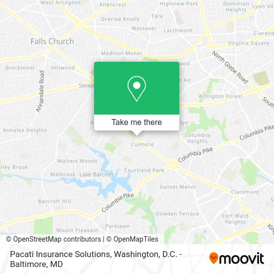 Pacati Insurance Solutions map