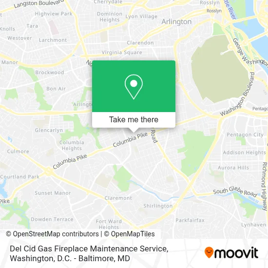 Del Cid Gas Fireplace Maintenance Service map