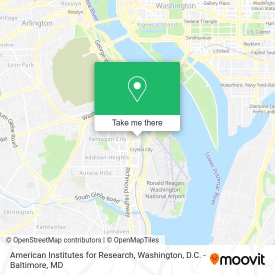 American Institutes for Research map