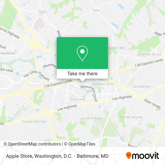 Apple Store map