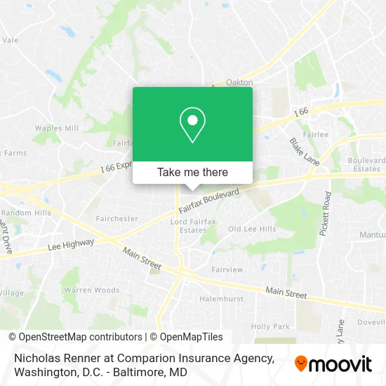 Nicholas Renner at Comparion Insurance Agency map