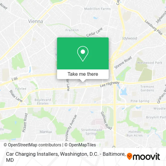 Car Charging Installers map