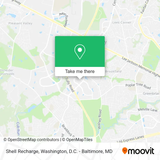 Shell Recharge map
