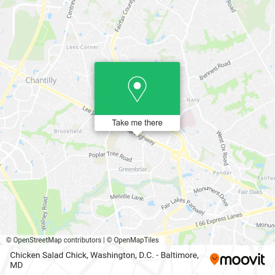 Chicken Salad Chick map