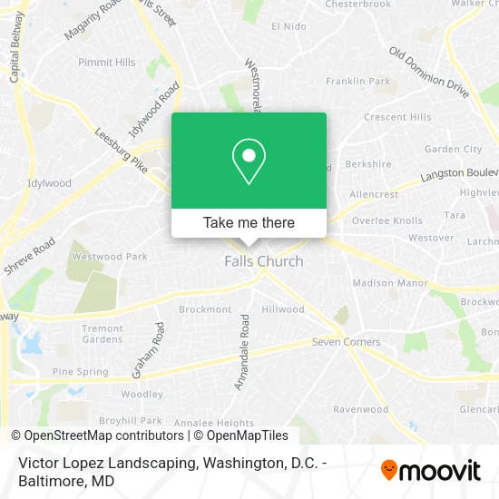 Victor Lopez Landscaping map