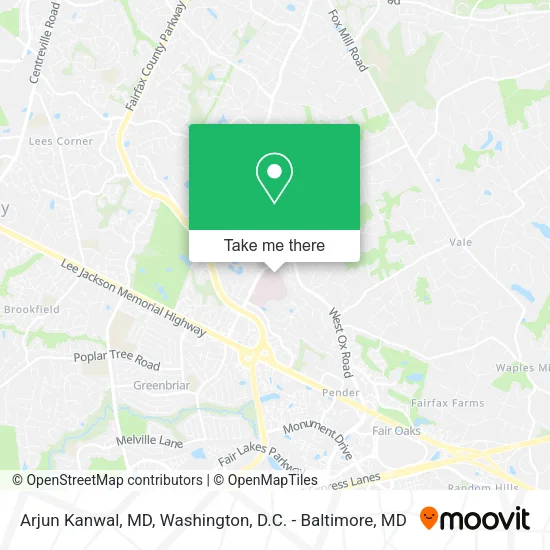 Arjun Kanwal, MD map