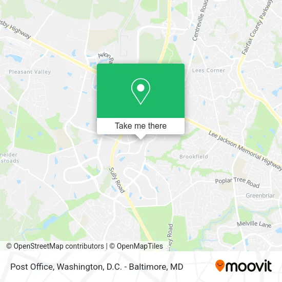 Post Office map