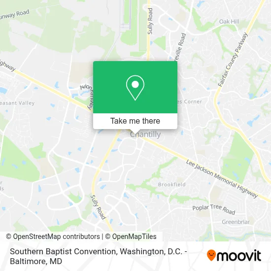 Southern Baptist Convention map