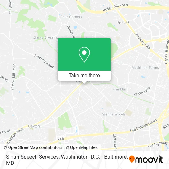 Mapa de Singh Speech Services