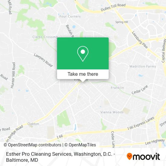 Mapa de Esther Pro Cleaning Services