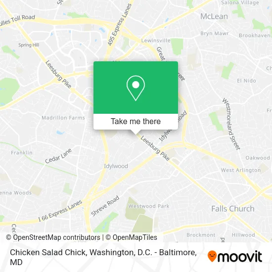 Chicken Salad Chick map