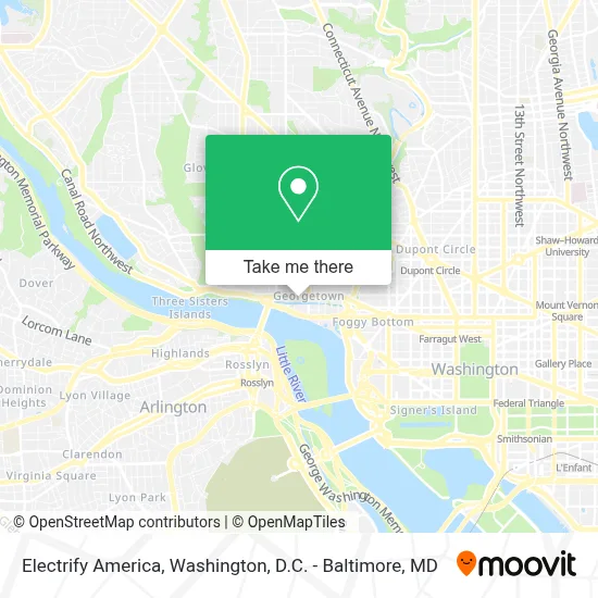 Electrify America map