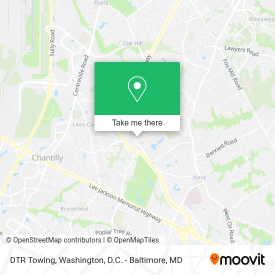 DTR Towing map