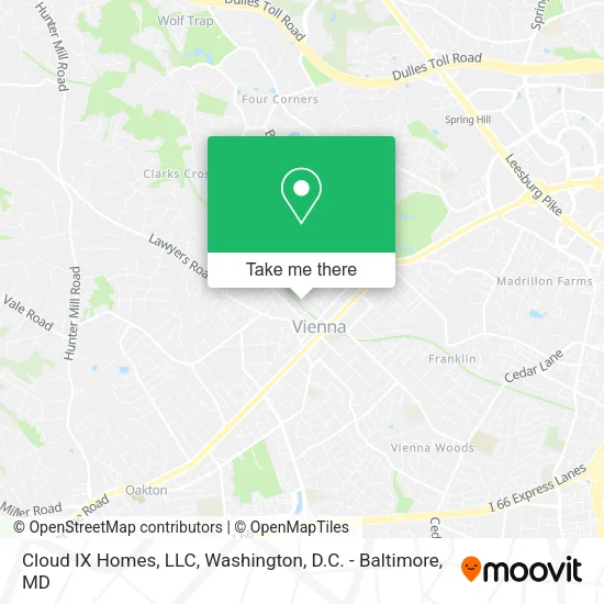 Mapa de Cloud IX Homes, LLC