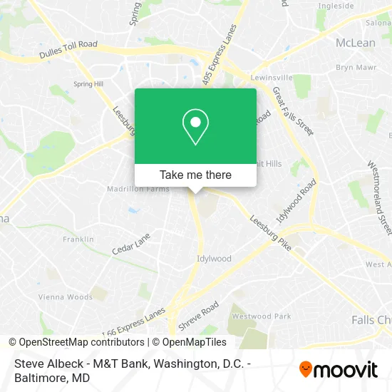Steve Albeck - M&T Bank map