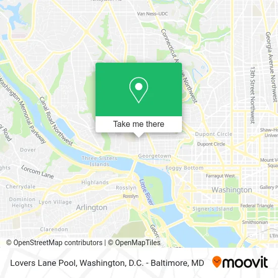 Lovers Lane Pool map