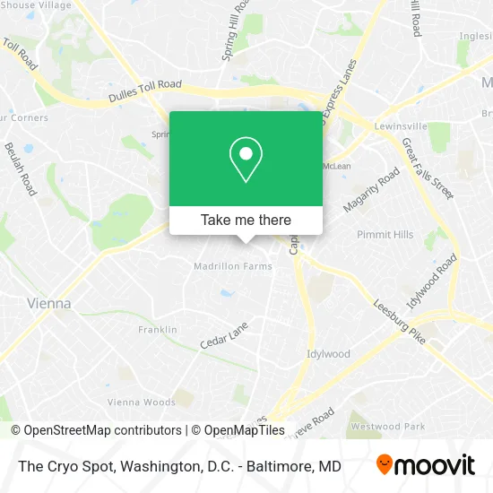 The Cryo Spot map