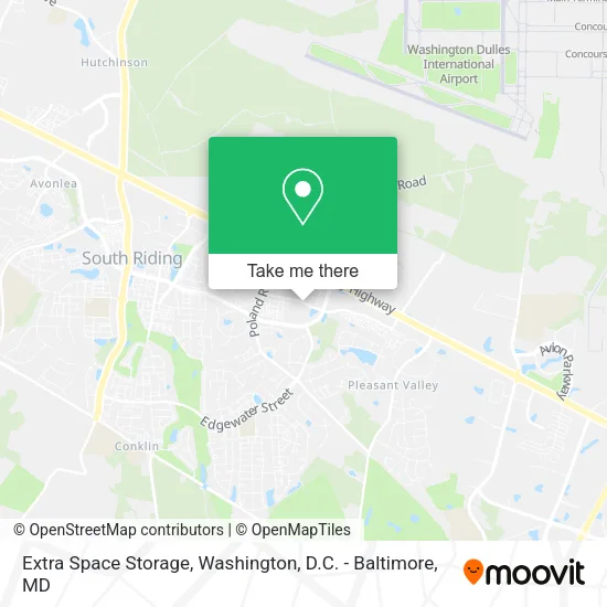 Extra Space Storage map