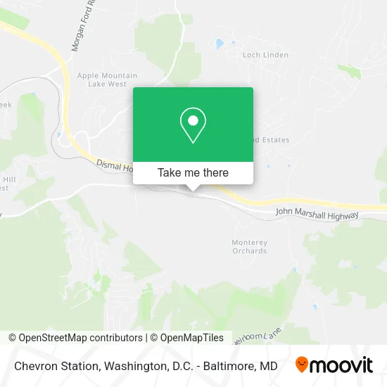 Chevron Station map
