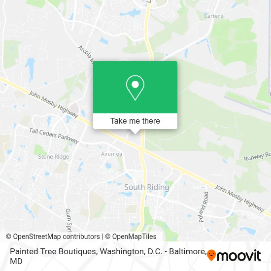 Painted Tree Boutiques map