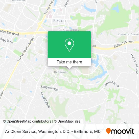 Ar Clean Service map