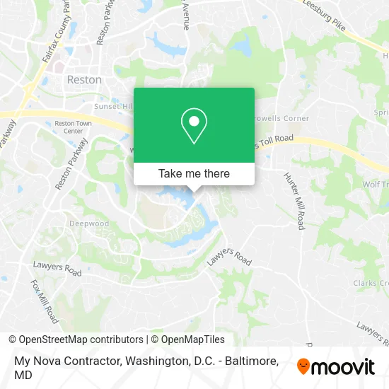 Mapa de My Nova Contractor