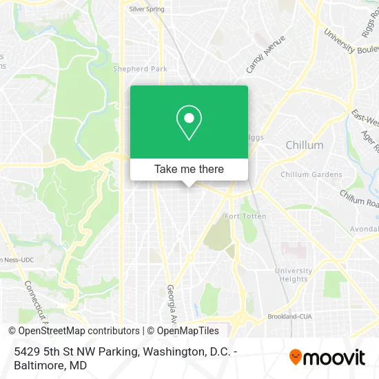 Mapa de 5429 5th St NW Parking