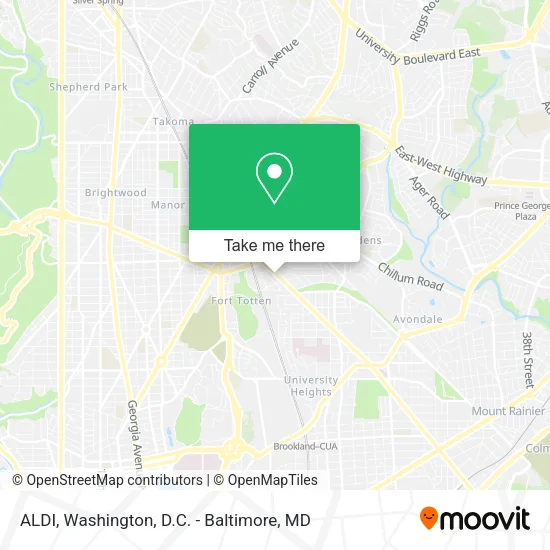 Mapa de ALDI
