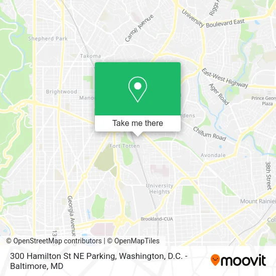 300 Hamilton St NE Parking map
