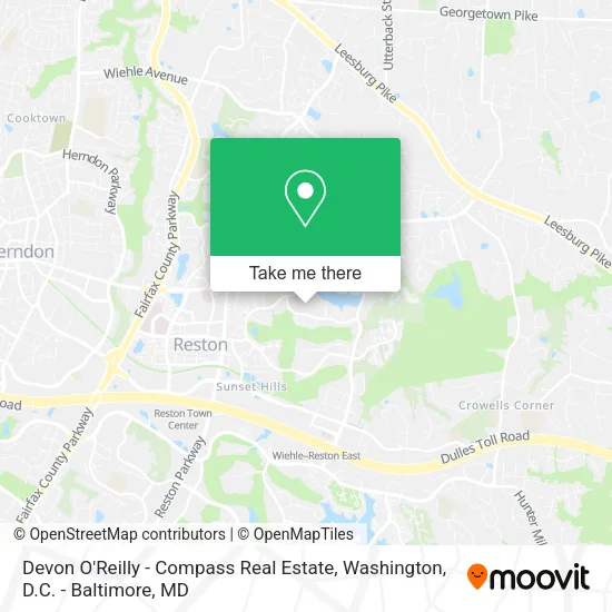 Devon O'Reilly - Compass Real Estate map