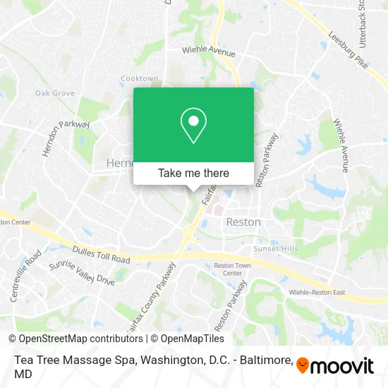 Tea Tree Massage Spa map
