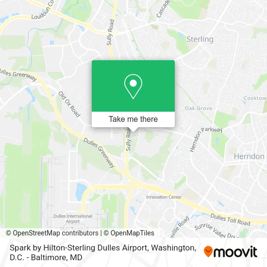 Mapa de Spark by Hilton-Sterling Dulles Airport