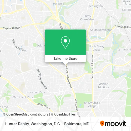Hunter Realty map