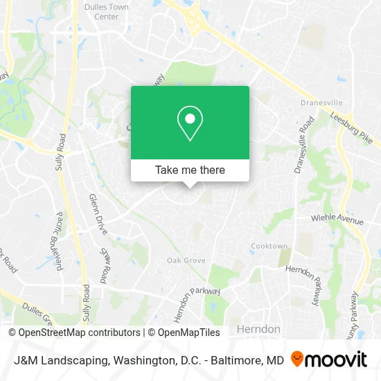 J&M Landscaping map