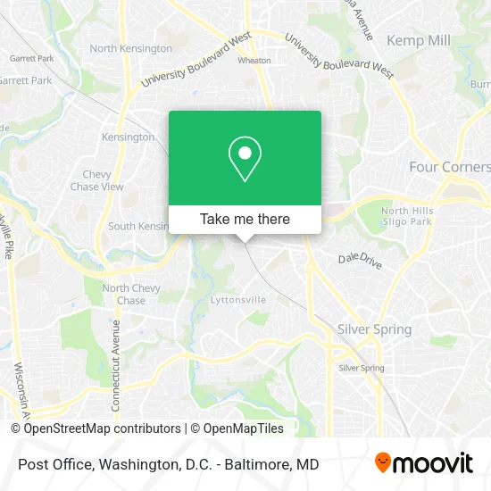 Post Office map