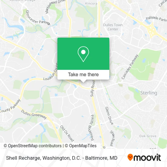 Shell Recharge map