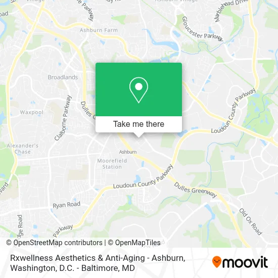Rxwellness Aesthetics & Anti-Aging - Ashburn map