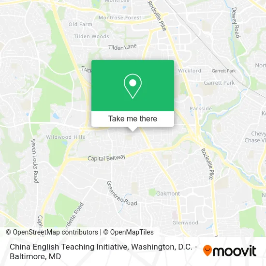 China English Teaching Initiative map