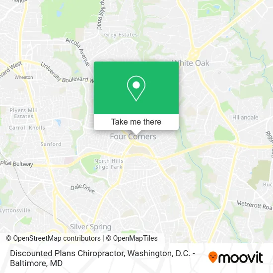 Discounted Plans Chiropractor map