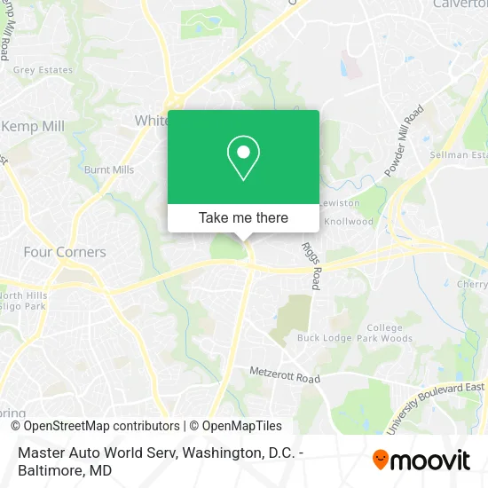 Mapa de Master Auto World Serv
