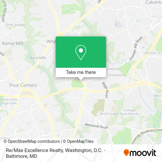 Mapa de Re/Max Excellence Realty